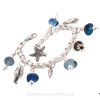An awesome sea glass  bracelet that is guaranteed to get you compliments and looks of envy!