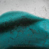 Teal Wave -  Rare Mixed Teal or Aqua Sea Glass Necklace Pendant In S/S Original Wire Bezel©