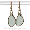 This is the EXACT pair of Vivid Seafoam Sea Glass Earrings you will receive!