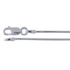 This comes with an 18 inch solid sterling snake chain.