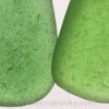 This close-up shot reveals the characteristic 'C' shapes that certify this as authentic, beach-found sea glass