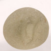 White Mixed Sphere of Specimen End Of Day Sea Glass On Brass Stand