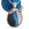 HUMONGOUS Ultra Rare Mixed Sea Glass Pendant In Solid Sterling Silver Deluxe Pattern Wire Bezel© and Dolphins