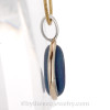 Aqua Blue Seaham Multi Sea Glass Pendant In Tiffany Deluxe Wire Bezel Setting©