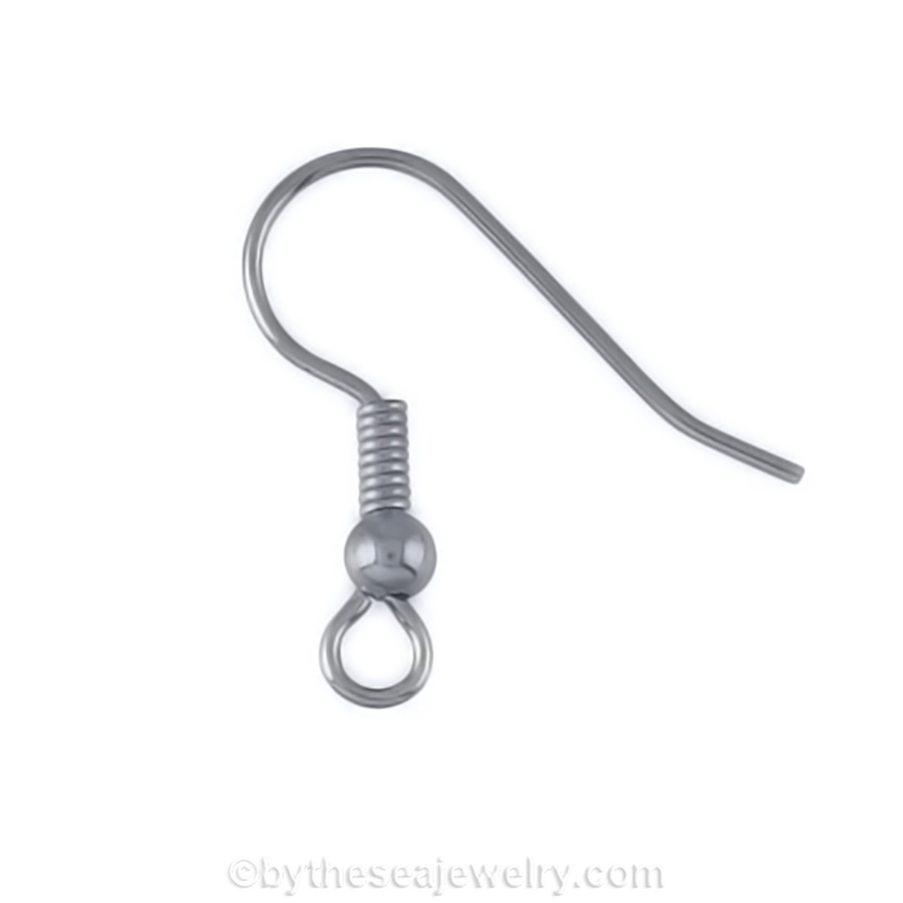 Surgical Steel Silver Fishook Earring (+ $2) - By The Sea Glass Jewelry
