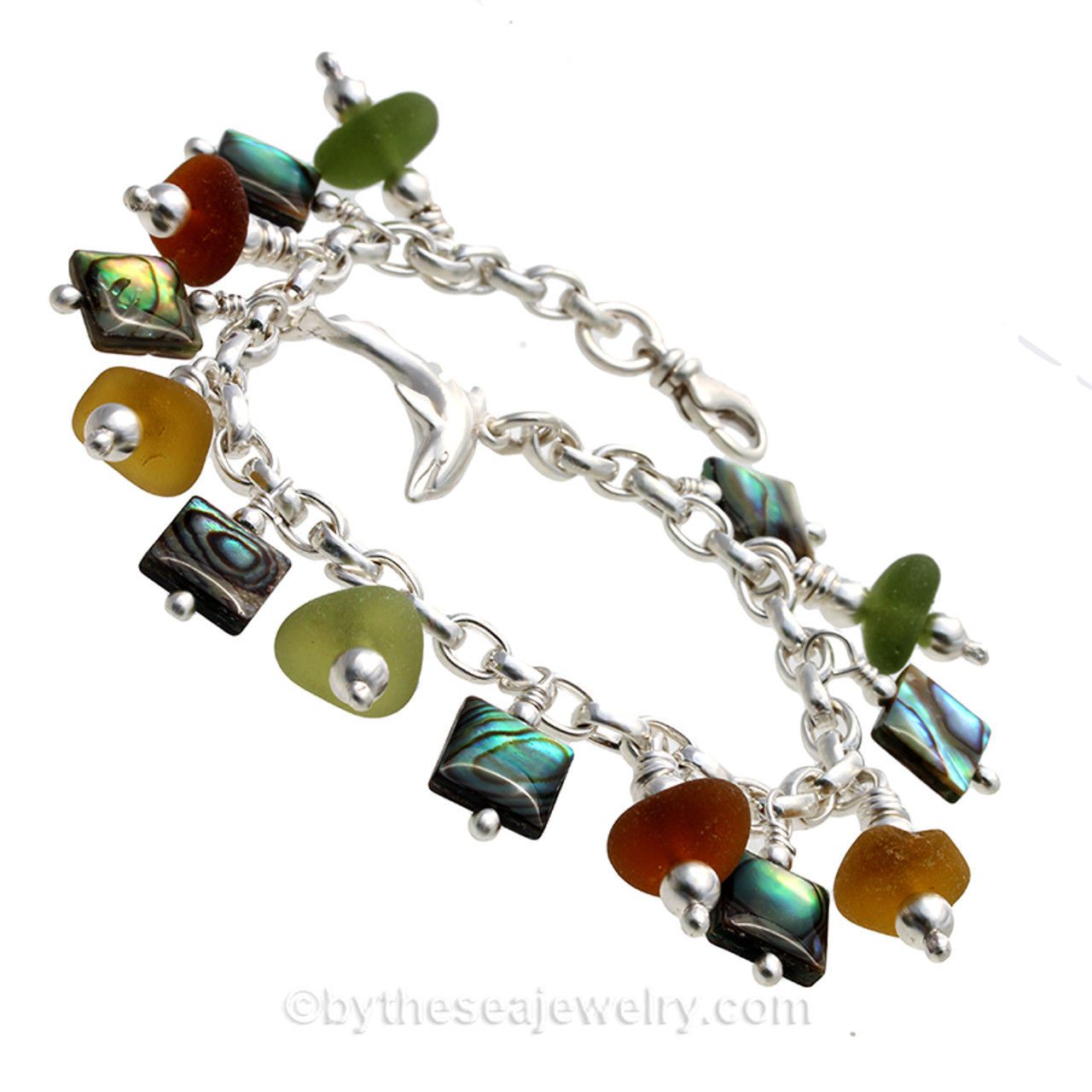 Vintage Ocean Themed Charm Bracelet