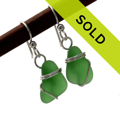 Sorry these sea glass earrings have been sold!