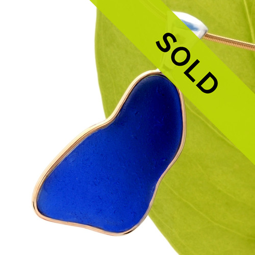 Sorry this blue sea glass pendant has been sold!