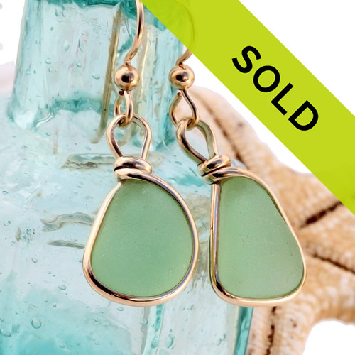 Sorry these sea glass earrings have sold!