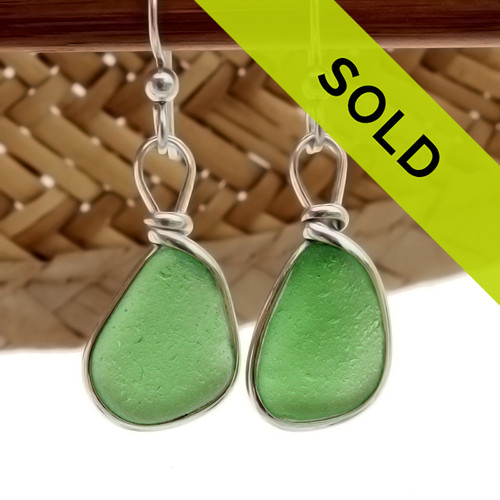 Sorry these sea glass earrings have sold!