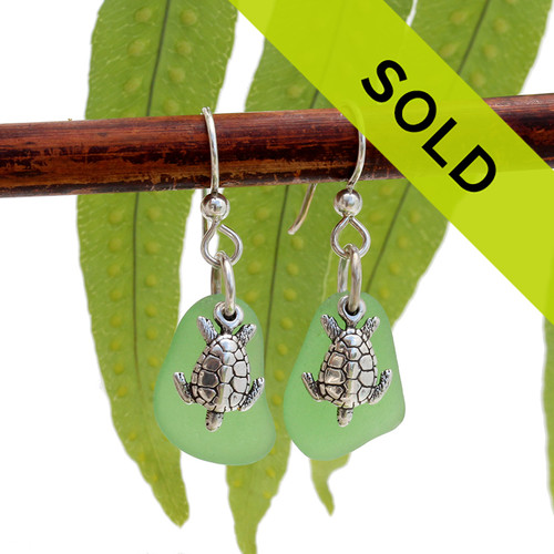 Sorry these sea glass earrings have sold!