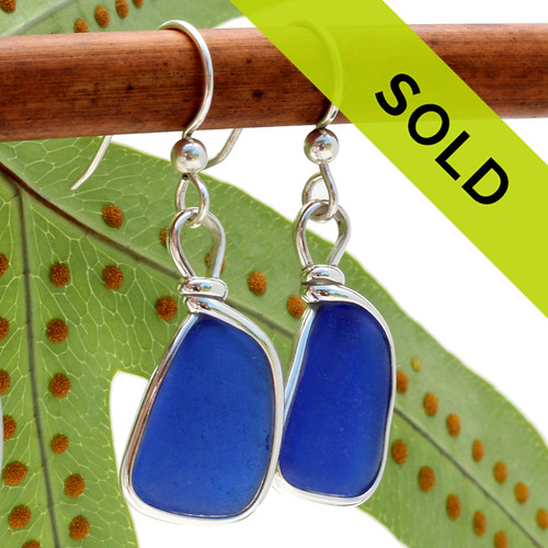 Sorry this pair of sea glass earrings have been sold!