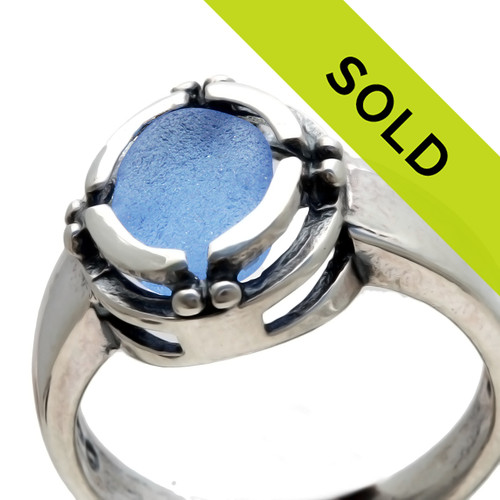 Sorry this sea glass ring has sold!