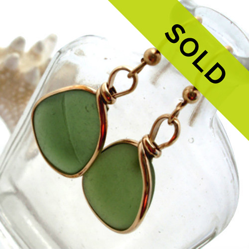 Sorry this pair of sea glass earrings has been sold!