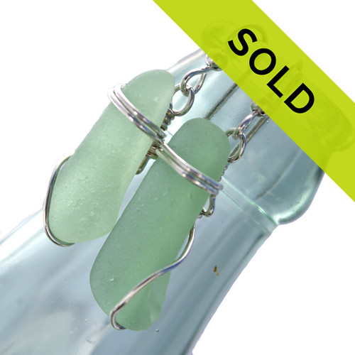 Sorry these sea glass earrings have been SOLD!