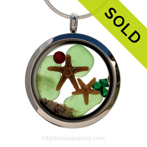 Sorry this Sea Glass Locket has been SOLD