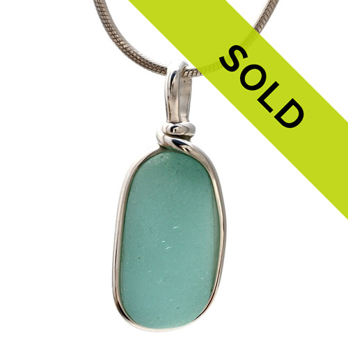 Sorry this sea glass necklace pendant has been sold!