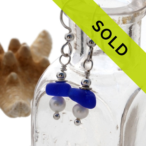 Sorry these sea glass earrings have been sold!