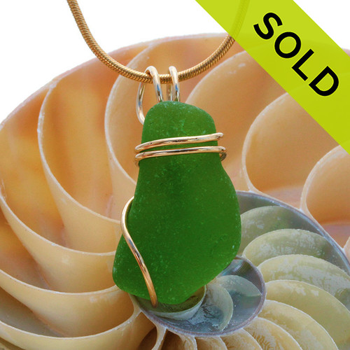 SOLD - Sorry This Sea Glass Pendant is NO LONGER AVAILABLE!