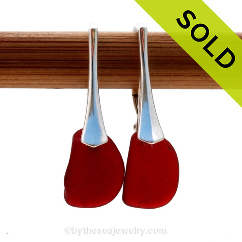 Sorry this rare red sea glass jewelry selection has been sold!