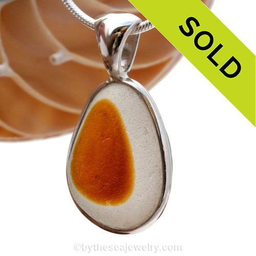 A BEAUTIFUL mixed butterscotch or nicotiana Sea Glass Jewelry piece is set in our Original Sea Glass Bezel©  solid sterling pendant setting.
SOLD - Sorry this Sea Glass Jewelry selection is NO LONGER AVAILABLE!