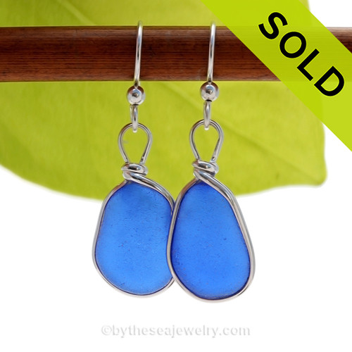 SOLD - Sorry these Sea Glass Earrings are NO LONGER AVAILABLE!