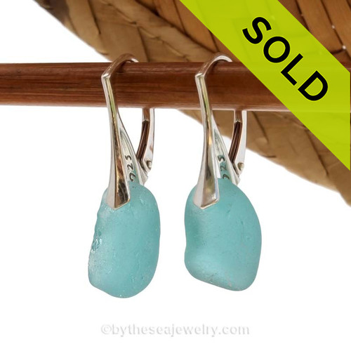 Genuine Beach Found Sea Glass Earrings. This is the EXACT pair you will receive!
SOLD - Sorry these Rare Sea Glass Earrings are NO LONGER AVAILABLE!