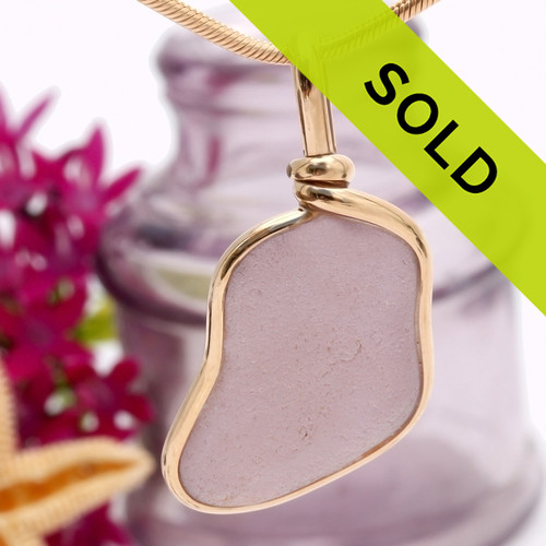 Sorry this one of a kind purple sea glass pendant has been SOLD!