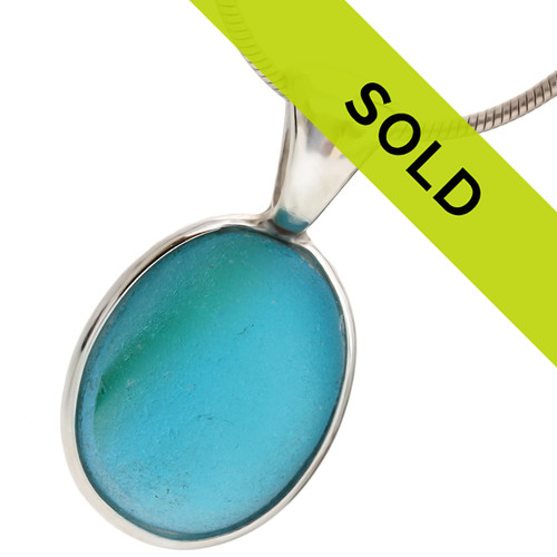 Sorry this one of a kind sea glass necklace pendant has been sold!
