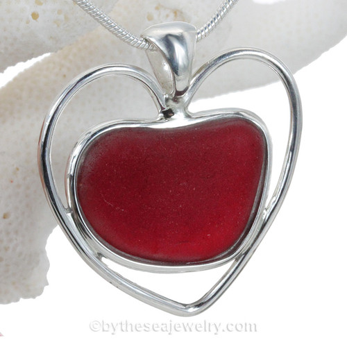 An amazing piece of naturally shaped sea glass.