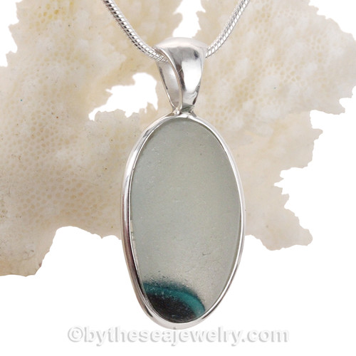  Pontil sea glass pendant