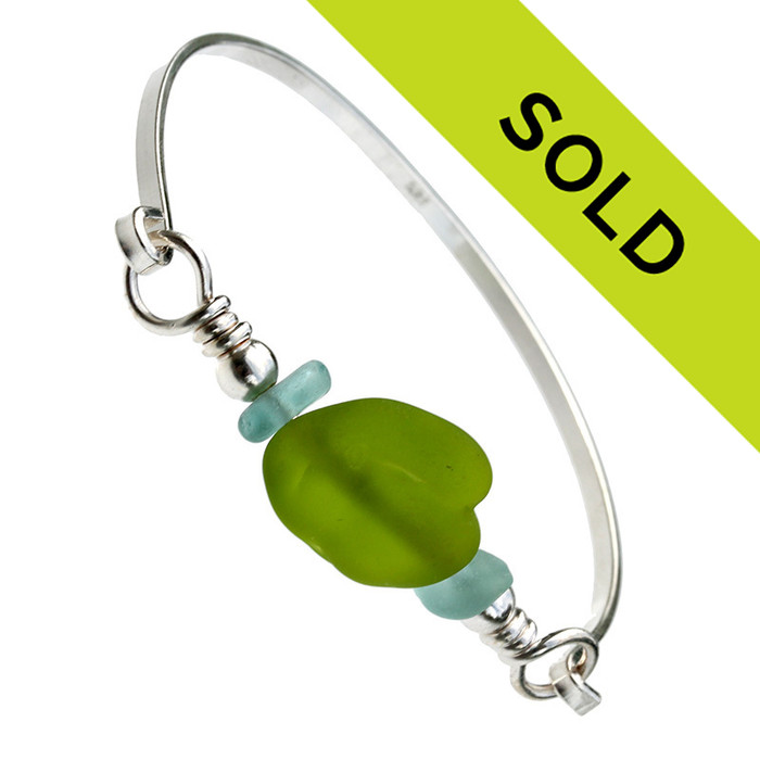 Sorry this sea glass bracelet has sold!