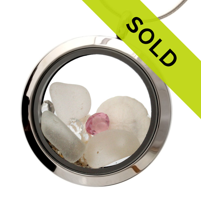 Sorry this genuine sea glass locket has been sold!