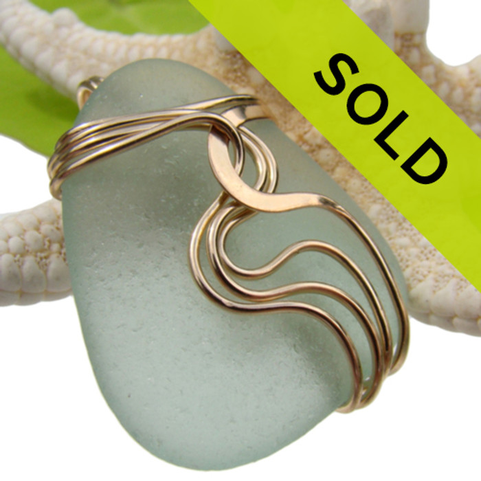 This sea glass pendant has been SOLD!