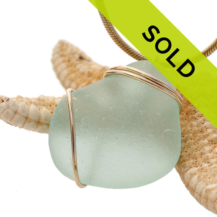 Sorry this seafoam green sea glass necklace pendant has sold!