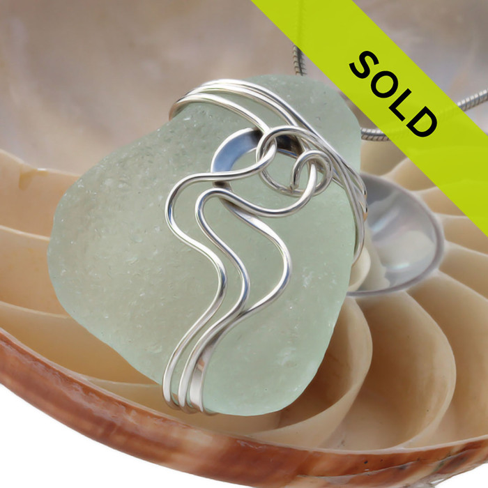 Sorry this seafoam gren sea glass pendant has been sold!