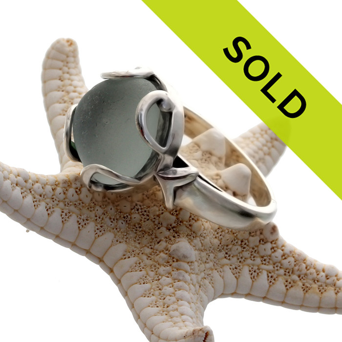 Sorry this one of a kind sea glass ring has sold!