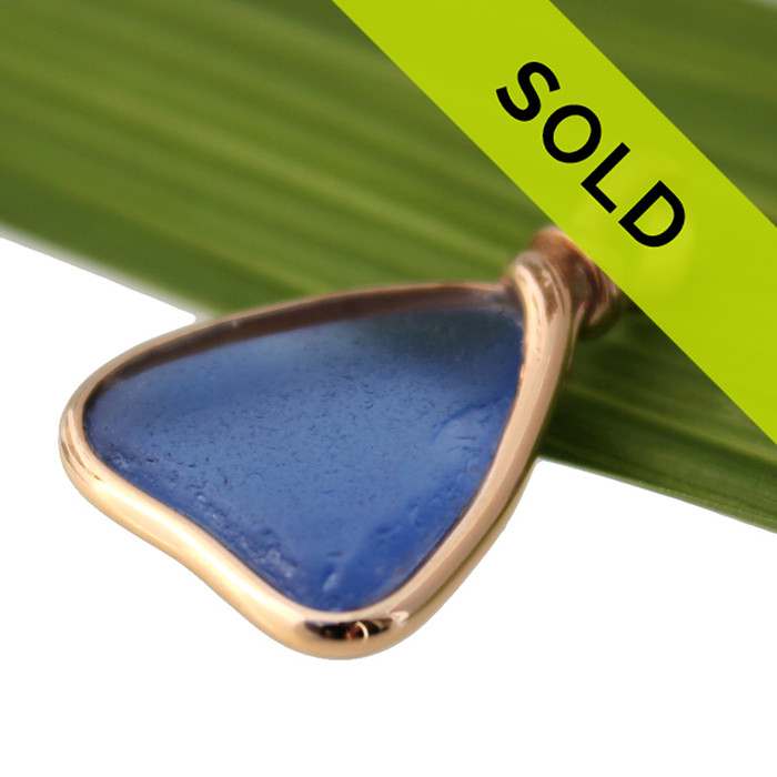 Sorry this blue sea glass pendant has been sold!