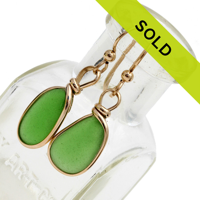 Sorry these sea glass earrings are no longer for sale.