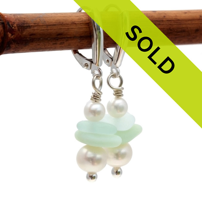 Sorry these sea glass earrings have been sold!