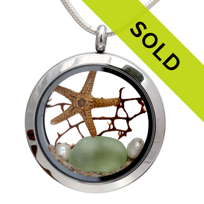 Sorry this sea glass jewelry piece has been sold!