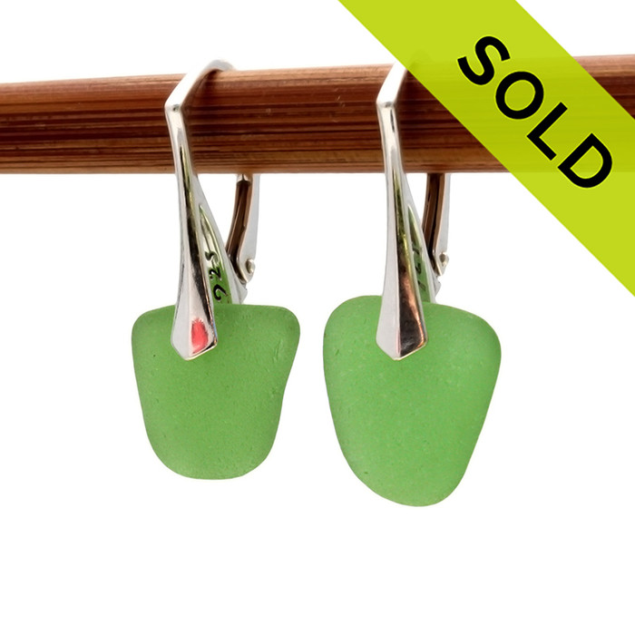 SOLD - Sorry these Sea Glass Earrings are NO LONGER AVAILABLE!