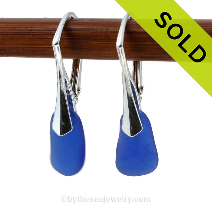 Simple and elegant these small genuine blue sea glass earrings are bound to get you compliments!
SOLD - Sorry This Sea Glass Jewelry Selection Is NO LONGER AVAILABLE