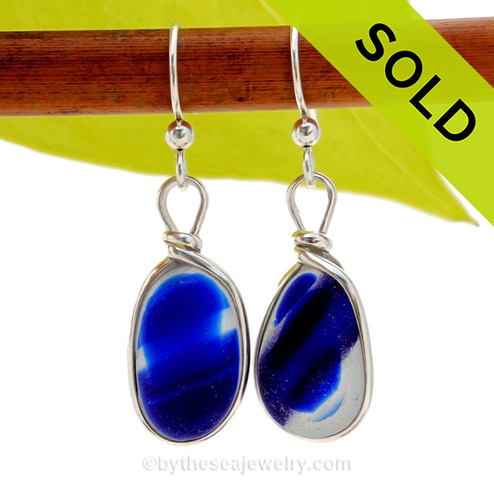 SOLD - Sorry these Ultra Rare Sea Glass Earrings are NO LONGER AVAILABLE!