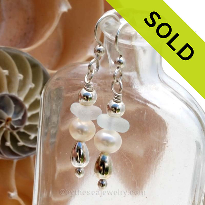 Sorry these Sea Glass Earrings have been SOLD!