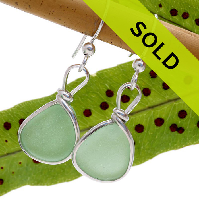 Sorry this pair of sea glass earrings has been sold!