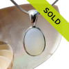 Sorry this Ultra Rare Opalized Sea Glass Pendant Has Been SOLD