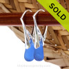 Simple and elegant these blue sea glass earrings are bound to get you compliments!
Sorry, this Sea Glass Jewelry item has been sold!