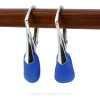 Simple and elegant these small genuine blue sea glass earrings are bound to get you compliments!