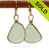 SOLD - Sorry these Rare Sea Glass Earrings are NO LONGER AVAILABLE!